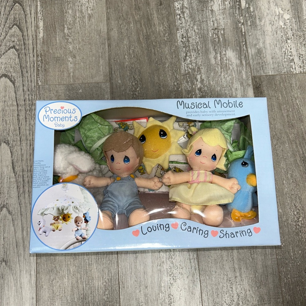 Precious Moments Musical Mobile with Yellow and Blue Accents